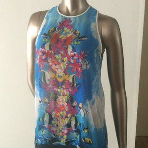 Clover Canyon Top Blouse Sleeveless Tank Size M